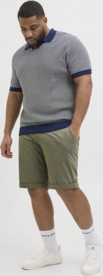 Jack & Jones Dave Chino Shorts Green - Rövidnadrág - Nagyméretű Rövidnadrág W40-W60