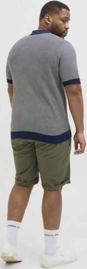 Jack & Jones Dave Chino Shorts Green - Rövidnadrág - Nagyméretű Rövidnadrág W40-W60