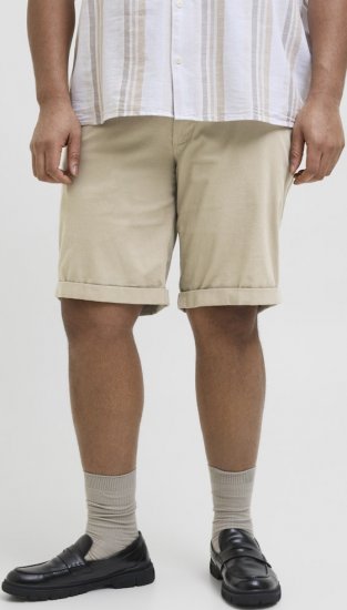 Jack & Jones Dave Chino Shorts Beige - Rövidnadrág - Nagyméretű Rövidnadrág W40-W60