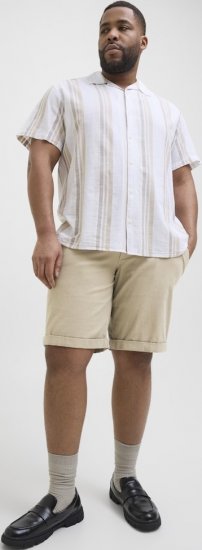 Jack & Jones Dave Chino Shorts Beige - Rövidnadrág - Nagyméretű Rövidnadrág W40-W60
