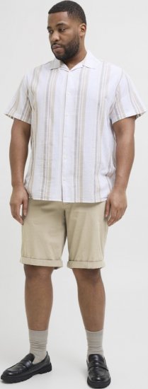 Jack & Jones Dave Chino Shorts Beige - Rövidnadrág - Nagyméretű Rövidnadrág W40-W60