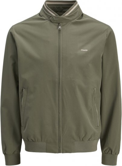 Jack & Jones Brad Bomber Jacket Tea Leaf - Kabátok - Nagyméretű Kabátok - 2XL-8XL
