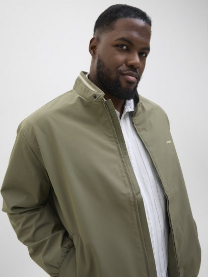 Jack & Jones Brad Bomber Jacket Tea Leaf - Kabátok - Nagyméretű Kabátok - 2XL-8XL