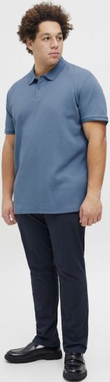 Jack & Jones AUSTIN CLASSIC Polo Blue - Pólóingek - Galléros Pólók 2XL-8XL - Pólóingek 2XL-8XL