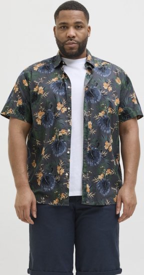 Jack & Jones Hawaii AOP Shirt Grey - Ingek - Ingek 2XL-10XL