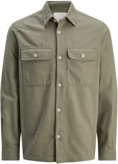 Jack & Jones Raymond Spring Long Sleeve Overshirt Green - Ingek - Ingek 2XL-10XL
