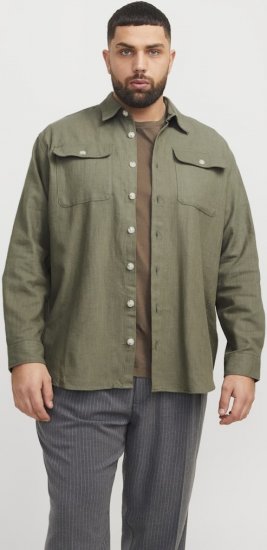 Jack & Jones Raymond Spring Long Sleeve Overshirt Green - Ingek - Ingek 2XL-10XL