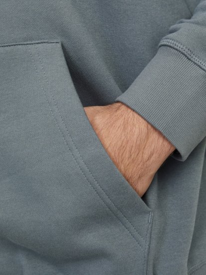 Jack & Jones Frederiksberg Box Script Hoodie Grey - Pulóverek & kapucnis pulóverek - Pulóverek & Kapucnis pulóver 2XL-12XL