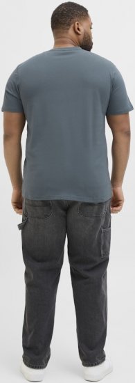Jack & Jones Anatomy Skull Crew Neck T-Shirt Grey - Pólók - Nagyméretű pólók - 2XL-14XL