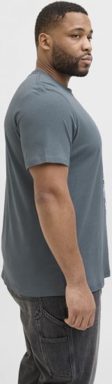 Jack & Jones Anatomy Skull Crew Neck T-Shirt Grey - Pólók - Nagyméretű pólók - 2XL-14XL