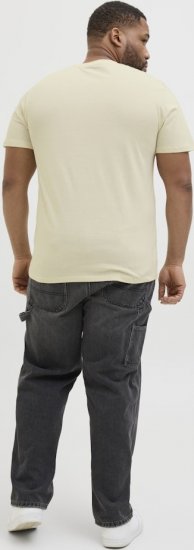 Jack & Jones Anatomy Skull Crew Neck T-Shirt Antique White - Pólók - Nagyméretű pólók - 2XL-14XL