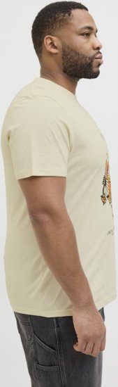 Jack & Jones Anatomy Skull Crew Neck T-Shirt Antique White - Pólók - Nagyméretű pólók - 2XL-14XL