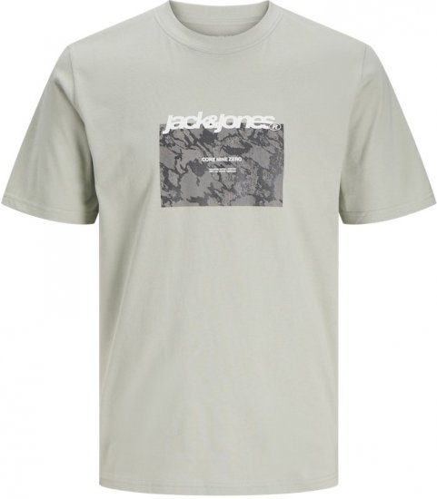 Jack & Jones Tarmac Camo Crew Neck T-Shirt Green - Pólók - Nagyméretű pólók - 2XL-14XL