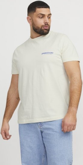 Jack & Jones Union Front & Back Print Crew Neck T-Shirt Yellow - Pólók - Nagyméretű pólók - 2XL-14XL