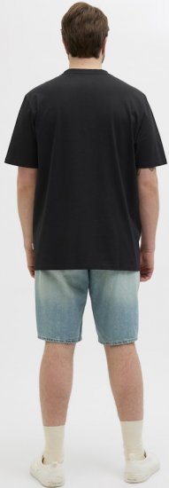 Jack & Jones Hydra Crew Neck T-Shirt Black - Pólók - Nagyméretű pólók - 2XL-14XL