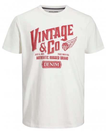 Jack & Jones JJAARON T-Shirt Light Beige - Pólók - Nagyméretű pólók - 2XL-14XL