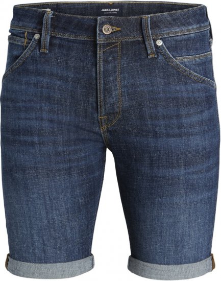 Jack & Jones Rick Fox Shorts GE 237 Blue Denim - Rövidnadrág - Nagyméretű Rövidnadrág W40-W60