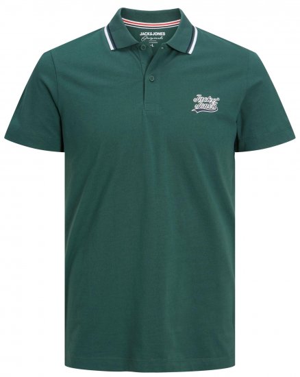 Jack & Jones JORTREVOR Polo Shirt Trekking Green - Pólóingek - Galléros Pólók 2XL-8XL - Pólóingek 2XL-8XL