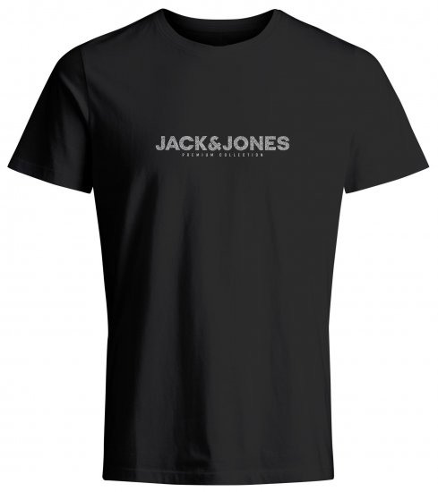 Jack & Jones JPRBLABOOSTER T-Shirt Black - Pólók - Nagyméretű pólók - 2XL-14XL