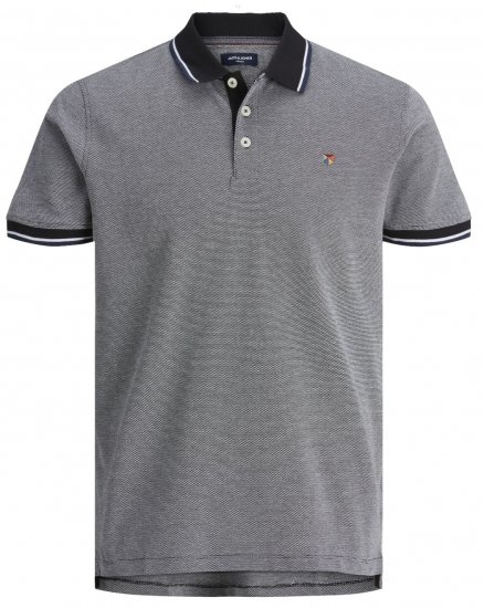 Jack & Jones JPRBLUWIN Polo Black - Pólóingek - Galléros Pólók 2XL-8XL - Pólóingek 2XL-8XL