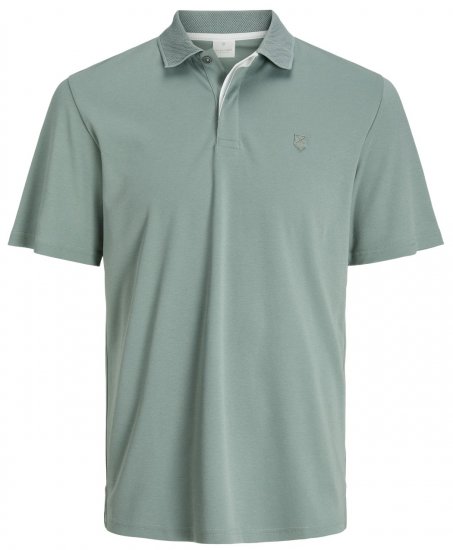 Jack & Jones JPRCCRODNEY Polo Green - Pólóingek - Galléros Pólók 2XL-8XL - Pólóingek 2XL-8XL