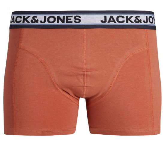 Jack & Jones JACMARCO SOLID Trunks 3-Pack Coronet Blue - Alsónemű & strandruhák - Nagyméretű Alsónemű 2XL-8XL