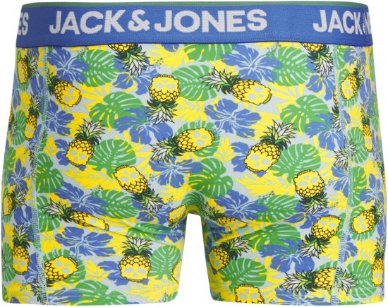 Jack & Jones JACPINEAPPLE SKULL TRUNKS 3 PACK Palace Blue - Alsónemű & strandruhák - Nagyméretű Alsónemű 2XL-8XL