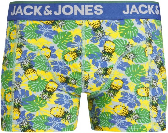 Jack & Jones JACPINEAPPLE SKULL TRUNKS 3 PACK Palace Blue - Alsónemű & strandruhák - Nagyméretű Alsónemű 2XL-8XL