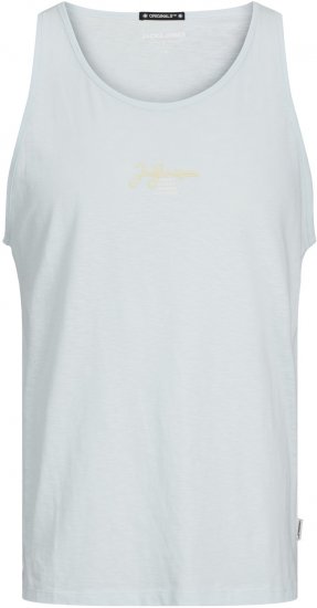 Jack & Jones JORARUBA BRANDING TANK TOP Skylight - Pólók - Nagyméretű pólók - 2XL-14XL