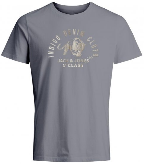 Jack & Jones JPRBLUOLLIE T-Shirt Weathervane - Pólók - Nagyméretű pólók - 2XL-14XL