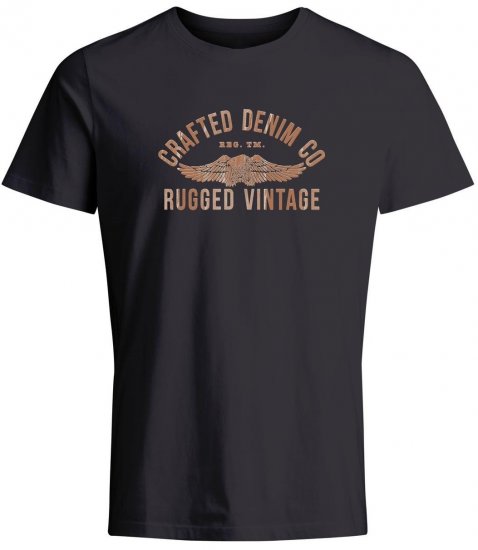 Jack & Jones JPRBLUOLLIE T-shirt Dark Navy - Pólók - Nagyméretű pólók - 2XL-14XL