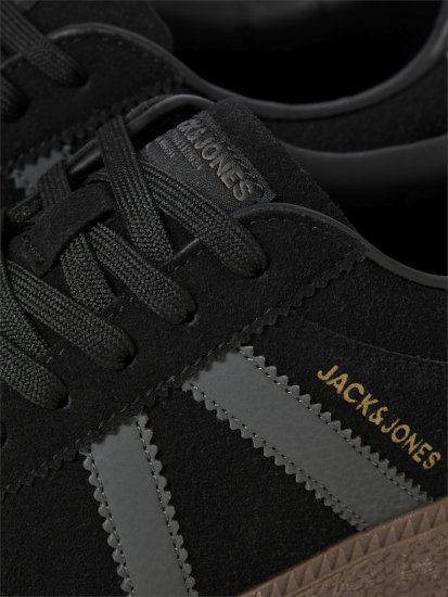 Jack & Jones Kirk International Campaign Sneakers Black/Asphalt - Férfi cipők 40-52 - 