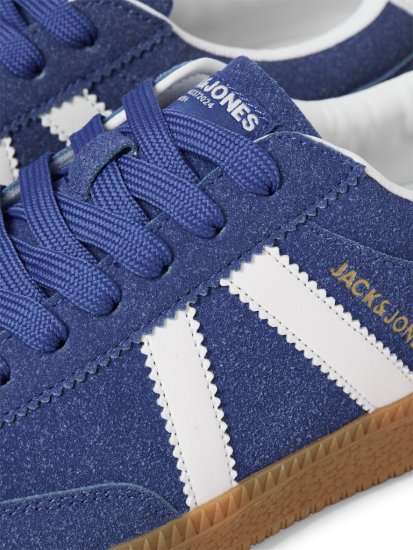 Jack & Jones Kirk International Campaign Sneakers Blue Quartz/Bright White - Férfi cipők 40-52 - 