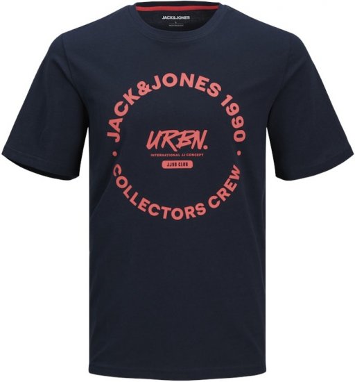 Jack & Jones Simon Crew Neck T-Shirt Blue - Pólók - Nagyméretű pólók - 2XL-14XL