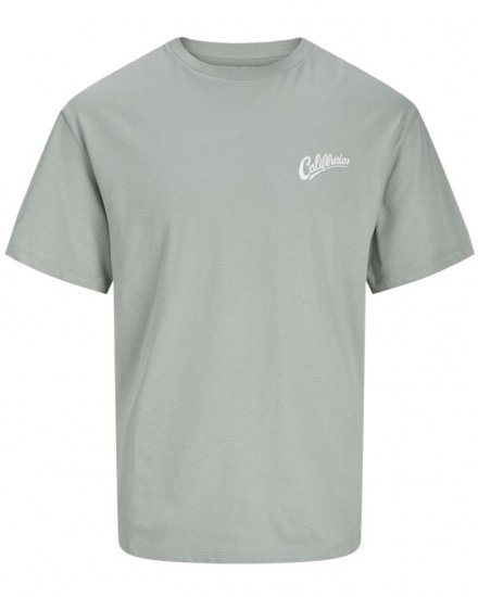 Jack & Jones Zekiel Crew Neck T-Shirt Iceberg Green - Pólók - Nagyméretű pólók - 2XL-14XL