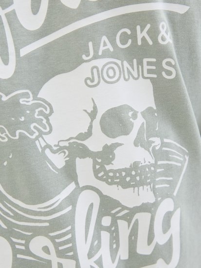 Jack & Jones Zekiel Crew Neck T-Shirt Iceberg Green - Pólók - Nagyméretű pólók - 2XL-14XL
