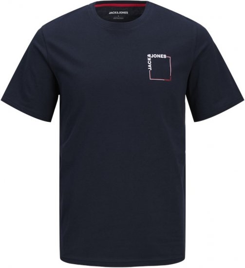Jack & Jones Verner Crew Neck T-Shirt Blue - Pólók - Nagyméretű pólók - 2XL-14XL