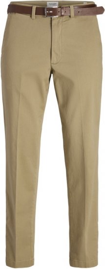 Jack & Jones Ollie Franco Chino Pants with Belt Brown - Farmer & nadrág - Farmer és nadrág - W40-W70