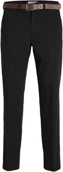 Jack & Jones Ollie Franco Chino Pants with Belt Black - Farmer & nadrág - Farmer és nadrág - W40-W70