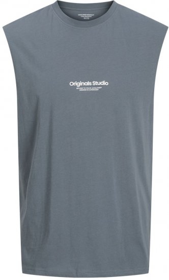 Jack & Jones VESTERBRO Sleeveless T-Shirt Stormy Weather - Pólók - Nagyméretű pólók - 2XL-14XL