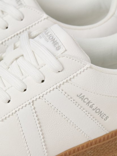 Jack & Jones Kirk International Campaign Sneakers Bright White/PU - Férfi cipők 40-52 - 