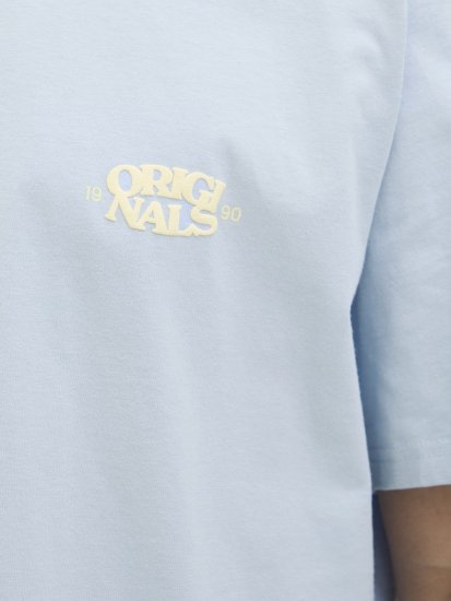 Jack & Jones Tavira Type Crew Neck T-Shirt Skyway - Pólók - Nagyméretű pólók - 2XL-14XL