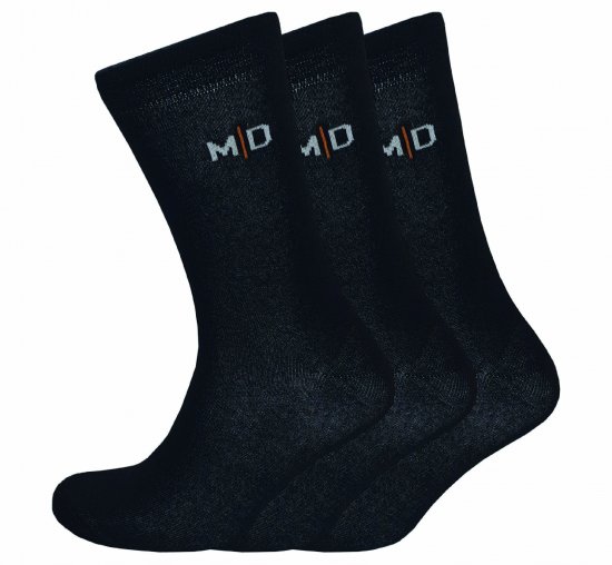 Motley Denim John 3-Pack Socks Black - Alsónemű & strandruhák - Nagyméretű Alsónemű 2XL-8XL