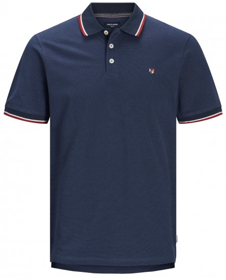 Jack & Jones JPRBLUWIN Polo Navy Blazer - Pólóingek - Galléros Pólók 2XL-8XL - Pólóingek 2XL-8XL