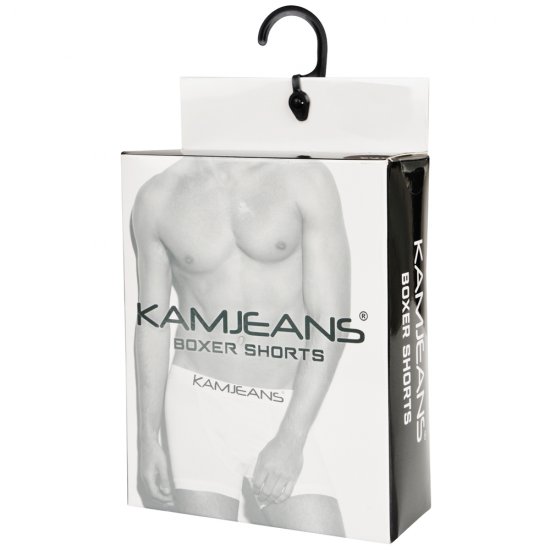 Kam Jeans Boxershorts Black and Navy 2-Pack - Alsónemű & strandruhák - Nagyméretű Alsónemű 2XL-8XL