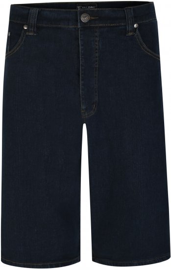 Kam Jeans 101 Stretch Jean Shorts Indigo - Rövidnadrág - Nagyméretű Rövidnadrág W40-W60