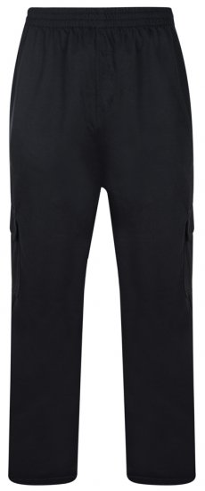 Kam Jeans Cargopocket Joggers "Lightweight" Black - Melegítőnadrág & rövidnadrág - Melegítőnadrág & Melegítő Rövidnadrág 2XL-12XL