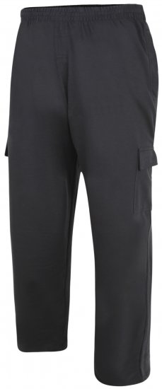 Kam Jeans Lightweight Sweatpants with Cargo pocket Black - Melegítőnadrág & rövidnadrág - Melegítőnadrág & Melegítő Rövidnadrág 2XL-12XL