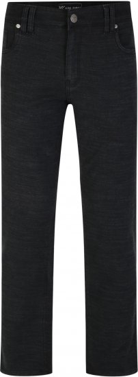 Kam Jeans 264 Slub Weave 5 Pocket Stretch Pants Charcoal - Farmer & nadrág - Farmer és nadrág - W40-W70
