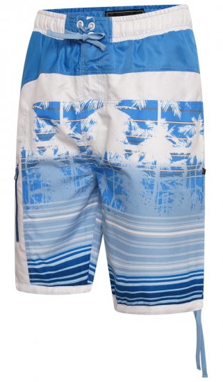 Kam Jeans 3008 Surfer Panelled Swimshorts - Alsónemű & strandruhák - Nagyméretű Alsónemű 2XL-8XL